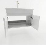ست کابینت و روشویی دیواری دلفین مدل Flat-6040 | سفید | گارانتی اصالت و سلامت فیزیکی کالا