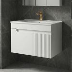 ست کابینت و روشویی دیواری دلفین مدل Flat-6040 | سفید | گارانتی اصالت و سلامت فیزیکی کالا