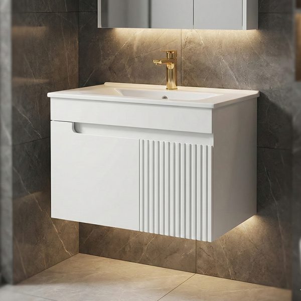 ست کابینت و روشویی دیواری دلفین مدل Flat-6040 | سفید | گارانتی اصالت و سلامت فیزیکی کالا
