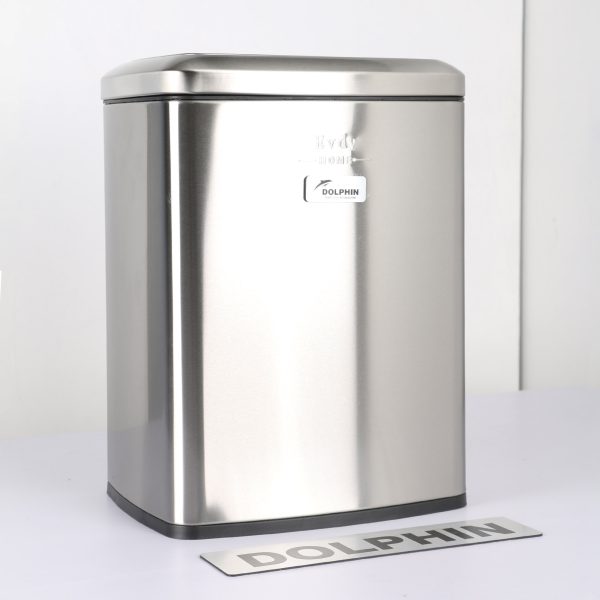 سطل زباله دلفین مدل EV-12-ltr بادبزنی