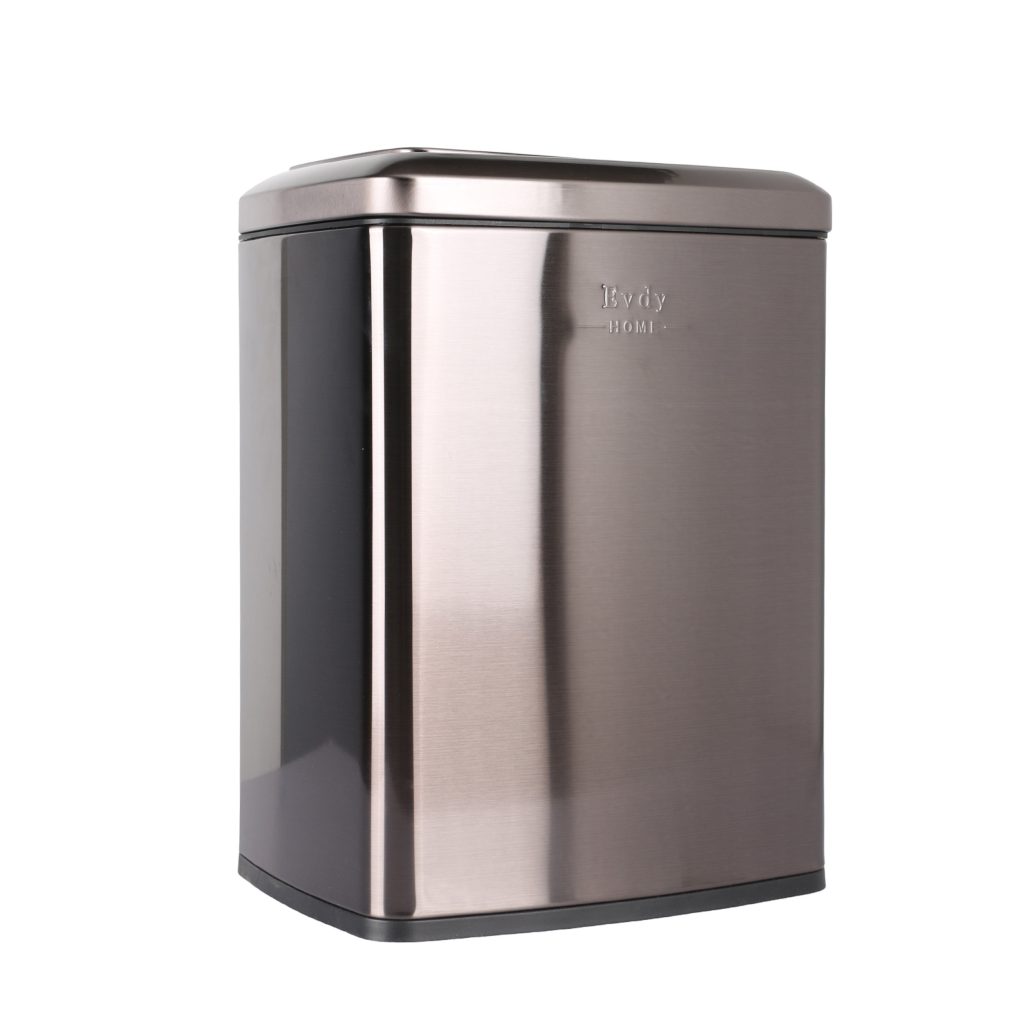 سطل زباله دلفین مدل EV-12-ltr بادبزنی