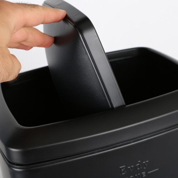 سطل زباله دلفین مدل EV-12-ltr بادبزنی