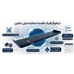 شلف دیواری دلفین مدل kh-z-50